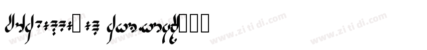 DIN30640W05 NeuzeitG字体转换